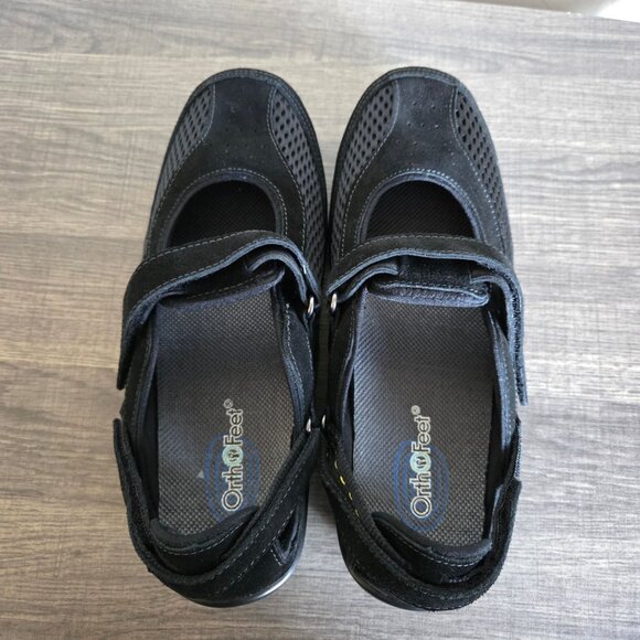 Orthofeet Sanibel 893 Orthotic Mary Jane Shoes Black Sz Women's 10 XX-Wide NEW - Picture 5 of 11